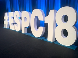 Lettering and hashtag ESPC18