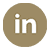LinkedIn Button Gold