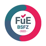 The BFSZ seal for innovative research and development 2022.