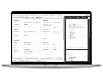 A document in progress with preview, secondary elements and workflow tasks | Shareflex® Quality Documents The user interface of Shareflex Quality Documents, the software for document control with SharePoint and Microsoft 365.