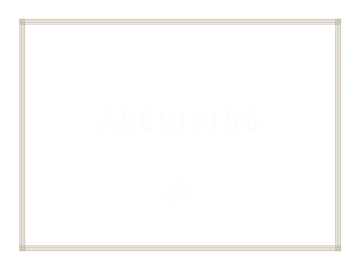 Blue plaque with the inscription ‘Archiving’ above the Portal Systems Globe.