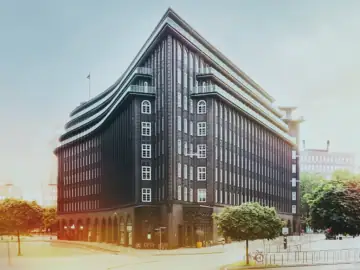 Das Chilehaus in Hamburg mit dem Firmensitz der Portal Systems AG.
