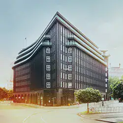 Das Chilehaus in Hamburg mit dem Firmensitz der Portal Systems AG.