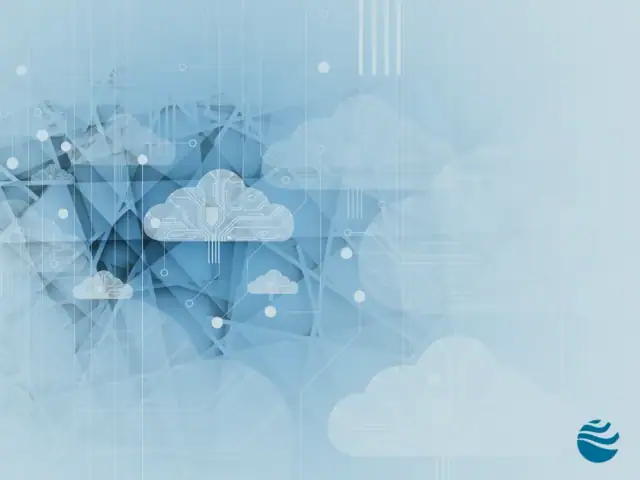 Ein Netzwerk aus Wolken, das für die digitale Transformation in die Cloud mit Shareflex und Microsoft 365 steht.